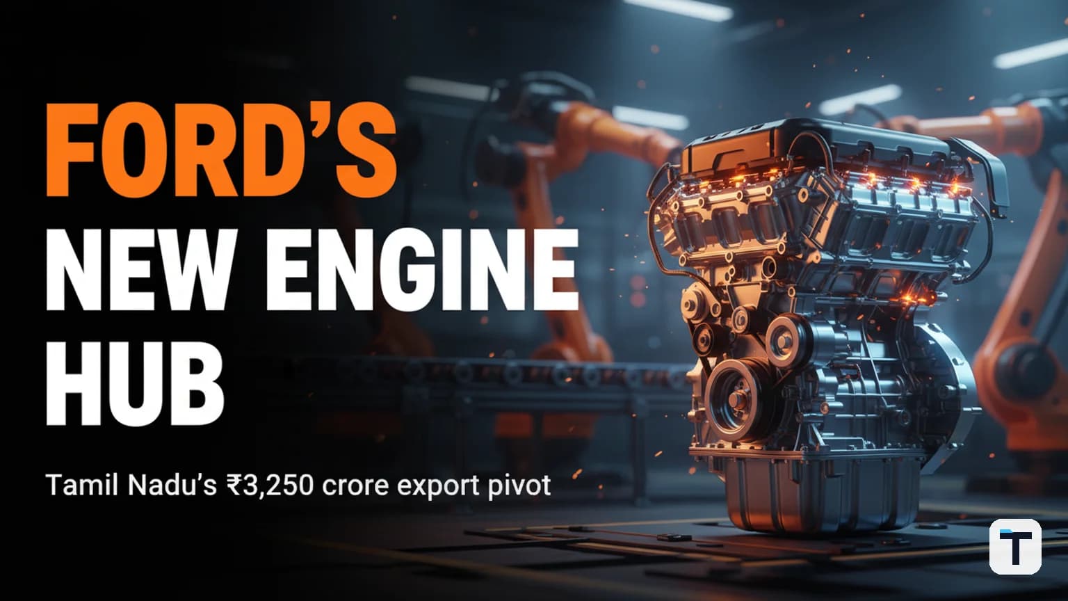 Ford's ₹3,250 Crore Tamil Nadu Engine Plant Revival: What It Means for India's Export Pivot and the People Building Around It (2026)