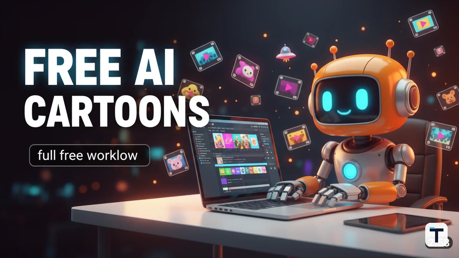 How to Create Long AI Cartoon Videos for Free in 2026 (Step-by-Step Workflow)
