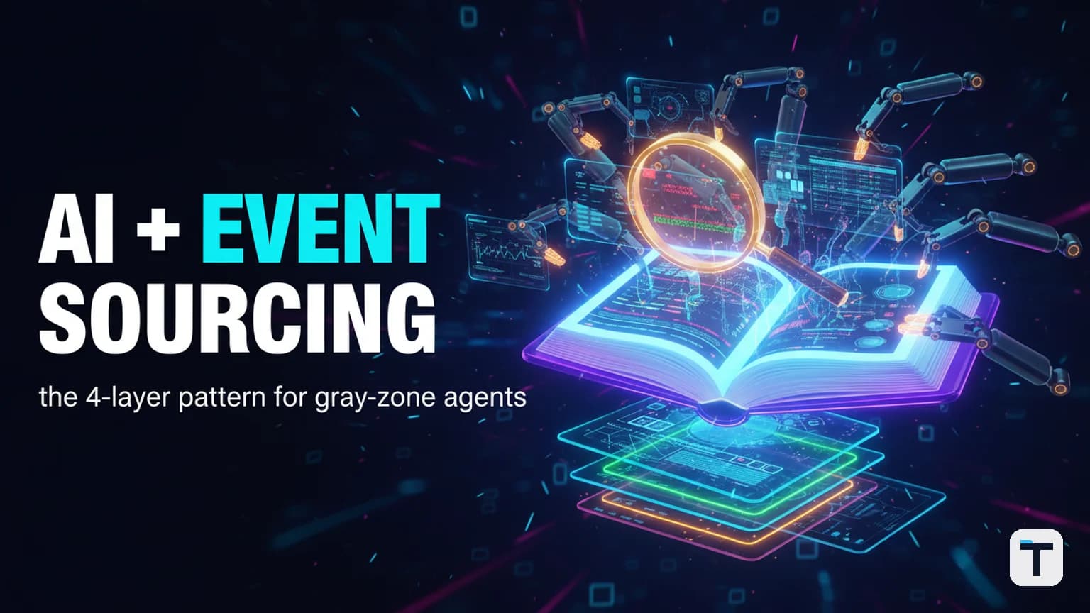How to Add AI Agents to Event-Sourced Systems Without Breaking Them: The 4-Layer Pattern