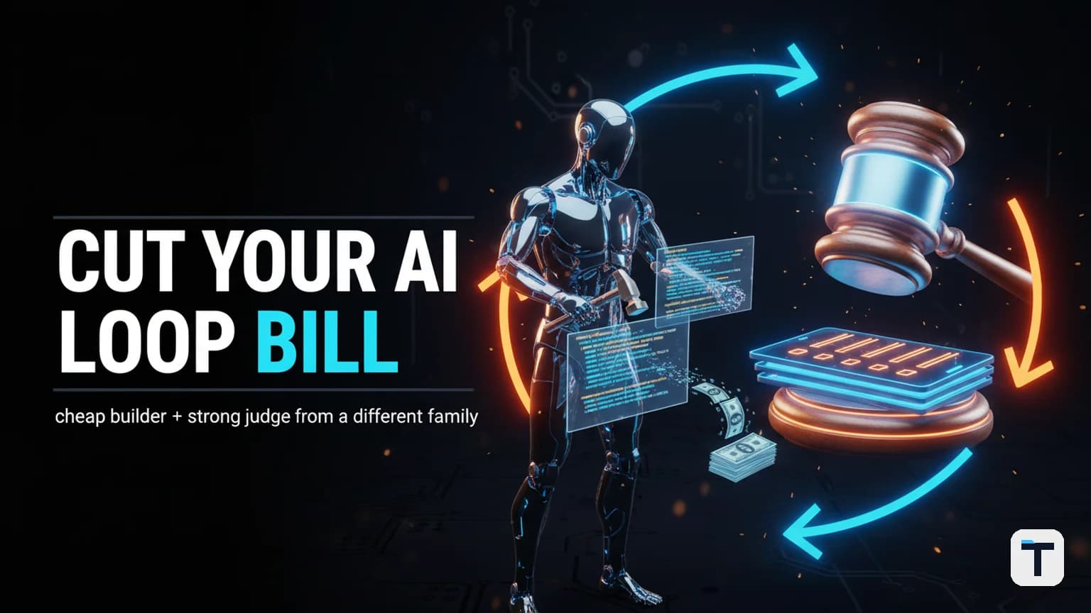 AI Agent Loop Cost in 2026: Cheaper to Run a Cheap Builder and a Strong Judge Than One Frontier Model