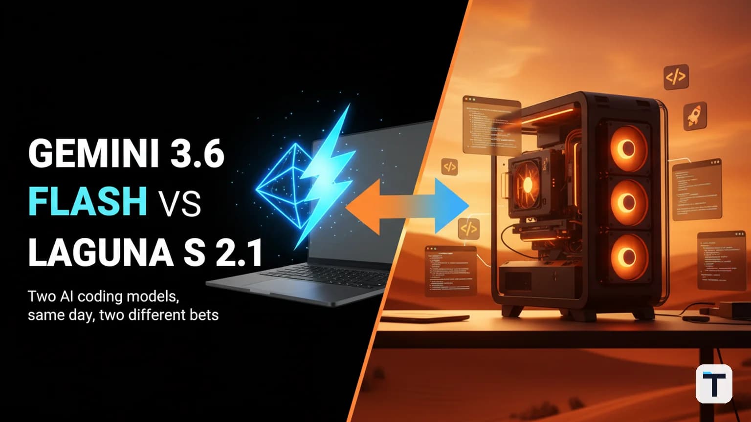 Gemini 3.6 Flash vs Laguna S 2.1: Two AI Coding Models, Same Day, Two Different Bets
