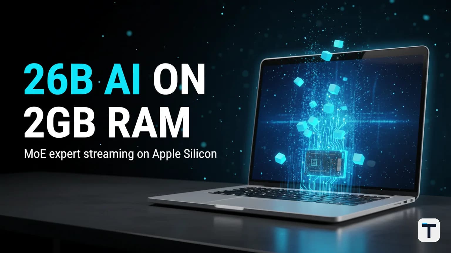How to Run a 26B AI Model on a Mac With 2GB of RAM: The Mixture-of-Experts SSD Streaming Breakthrough