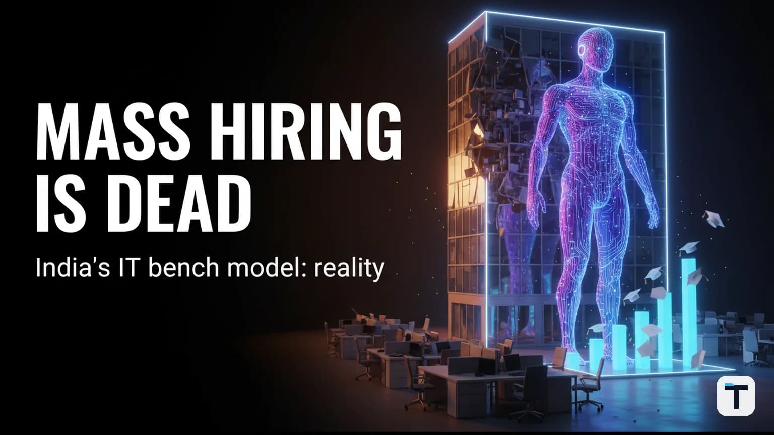 The End of Mass IT Hiring in India: How AI Killed the Bench Model and What Replaces It (2026)