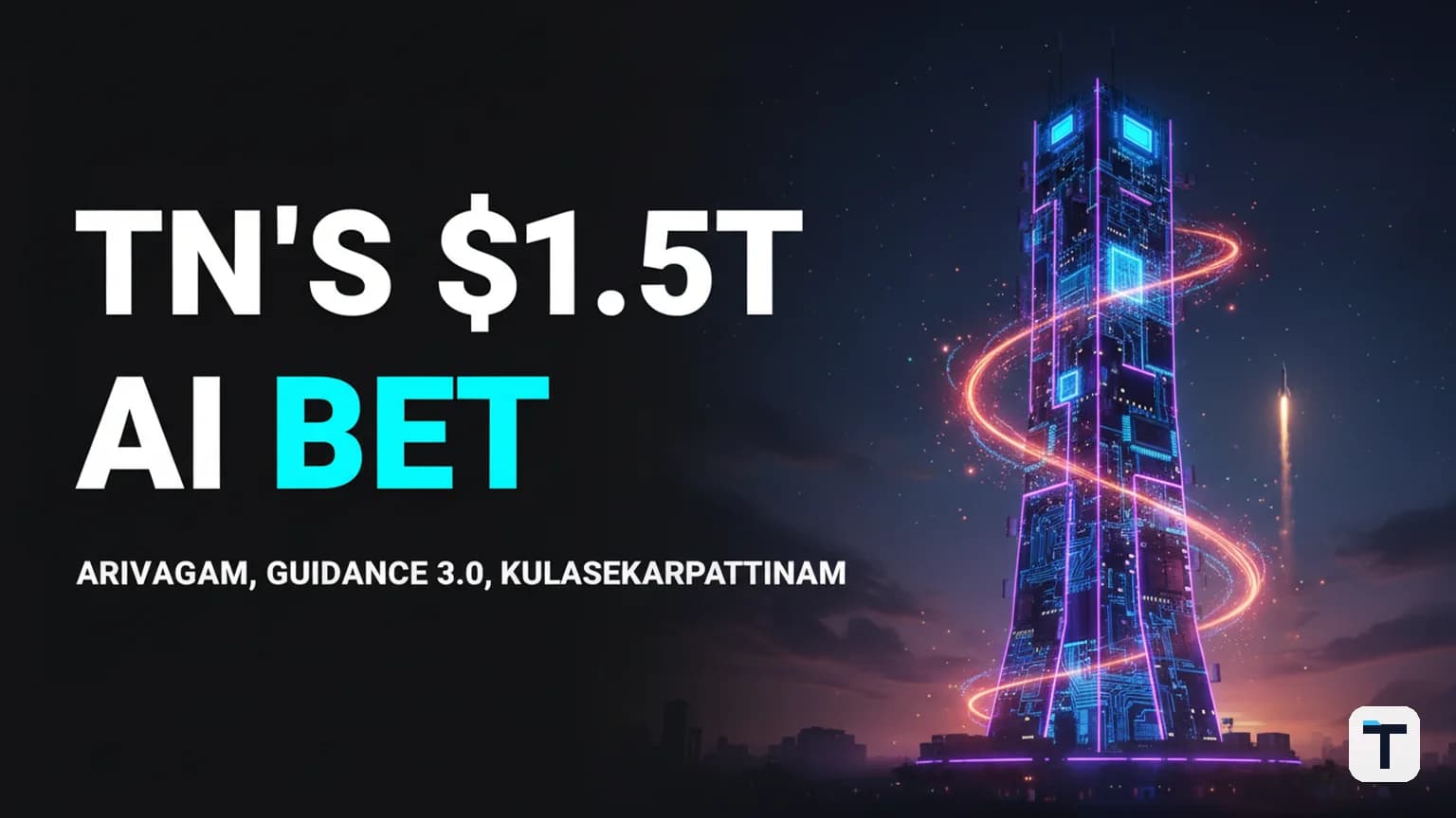 Tamil Nadu's $1.5 Trillion AI Push: What Arivagam, Guidance 3.0, and the Kulasekarapattinam Space Zone Mean for Builders (2026)