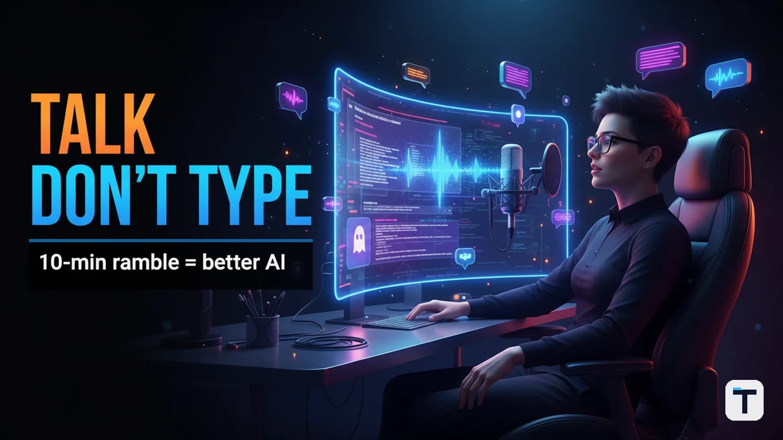 Voice Prompting AI: How to Get Better Results From Claude and ChatGPT by Talking for 10 Minutes (2026 Guide)