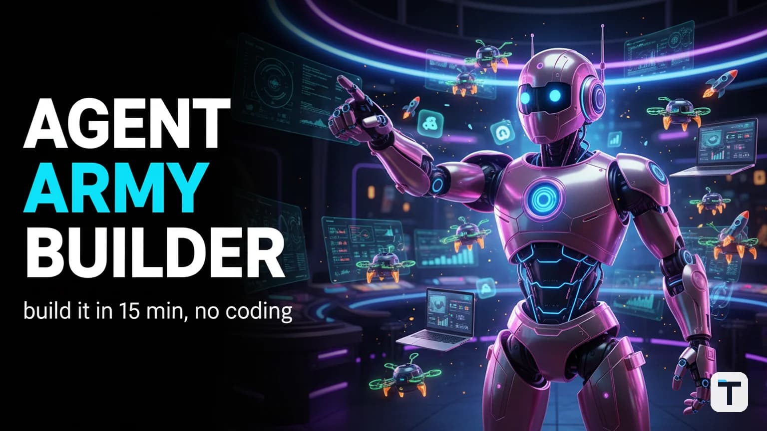How to Build a No-Code AI Agent Army for Your One-Person Business in 2026