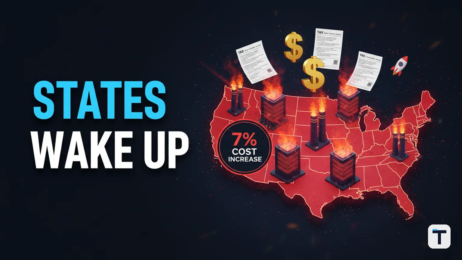 Data Center Tax Breaks Are Being Rolled Back in Four States, With Nine More Weighing Repeal