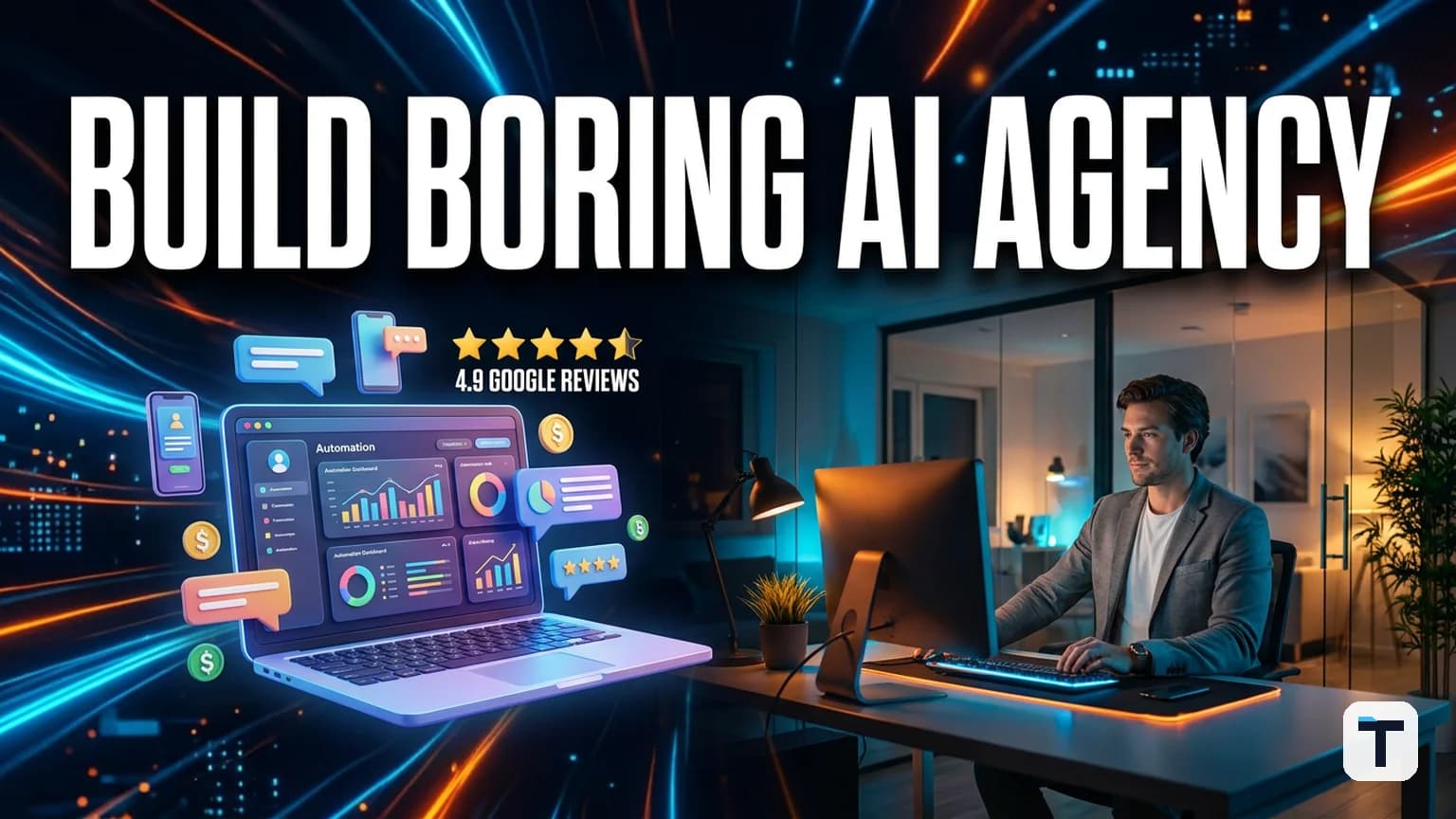 How to Build a Boring AI Agency That Actually Makes Money (No Coding Needed)
