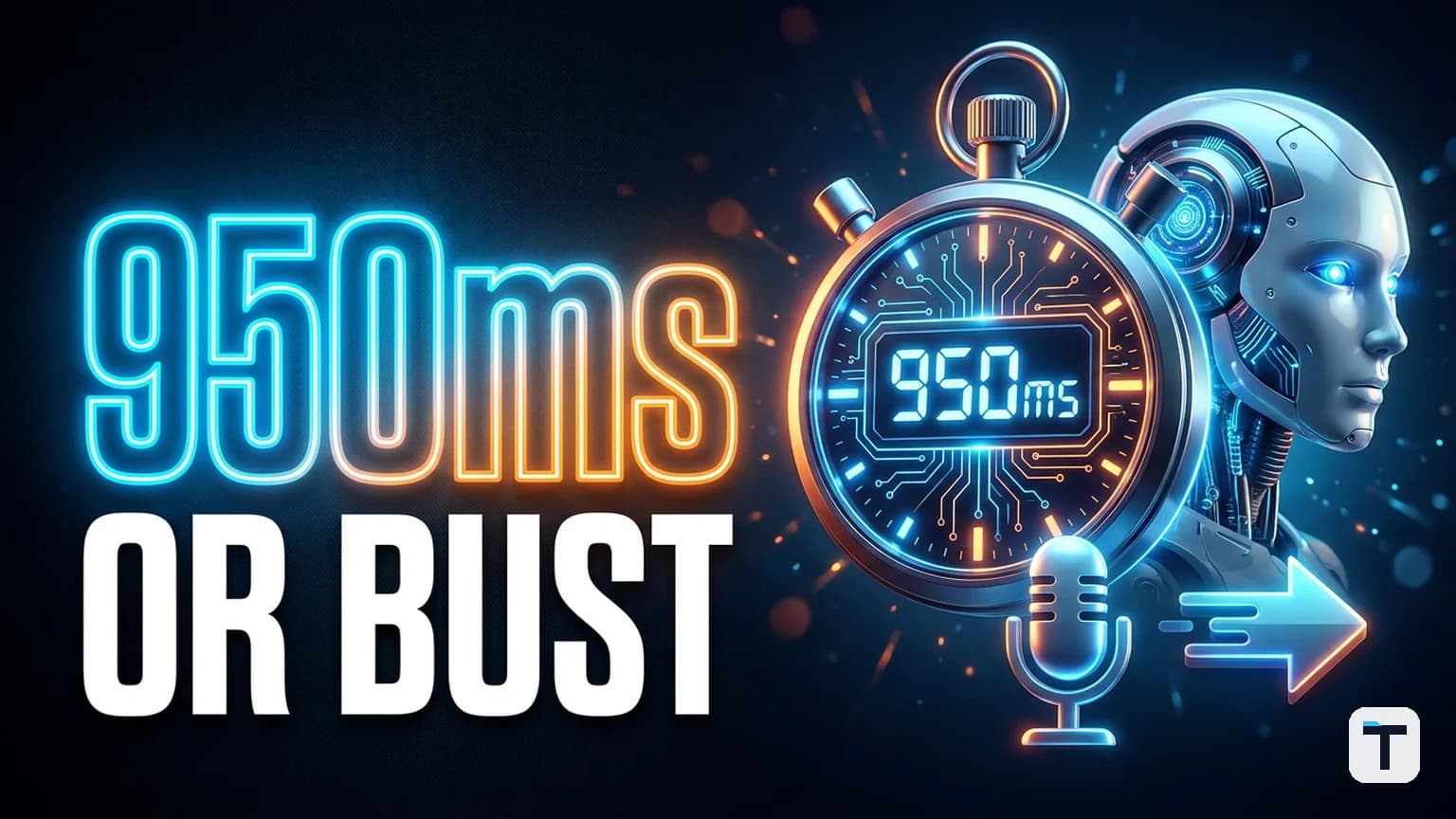 The 950ms Budget: Why Your Voice Agent Doesn't Need a Frontier Model