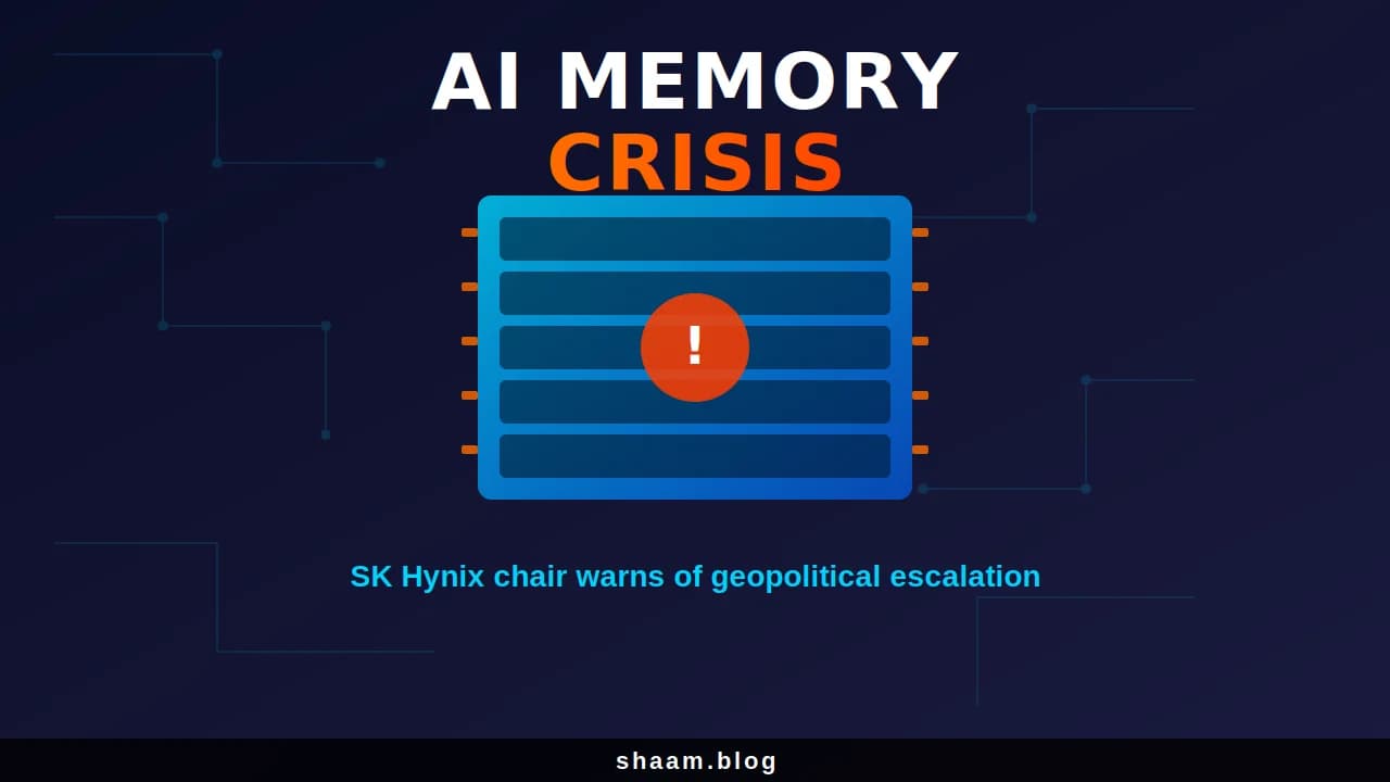 AI Memory Shortage Now an Economic-Security Issue, SK Hynix Chair Warns